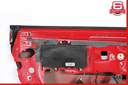 03-12 Mercedes R230 SL500 Front Left Side Exterior Door Shell Frame Panel Red