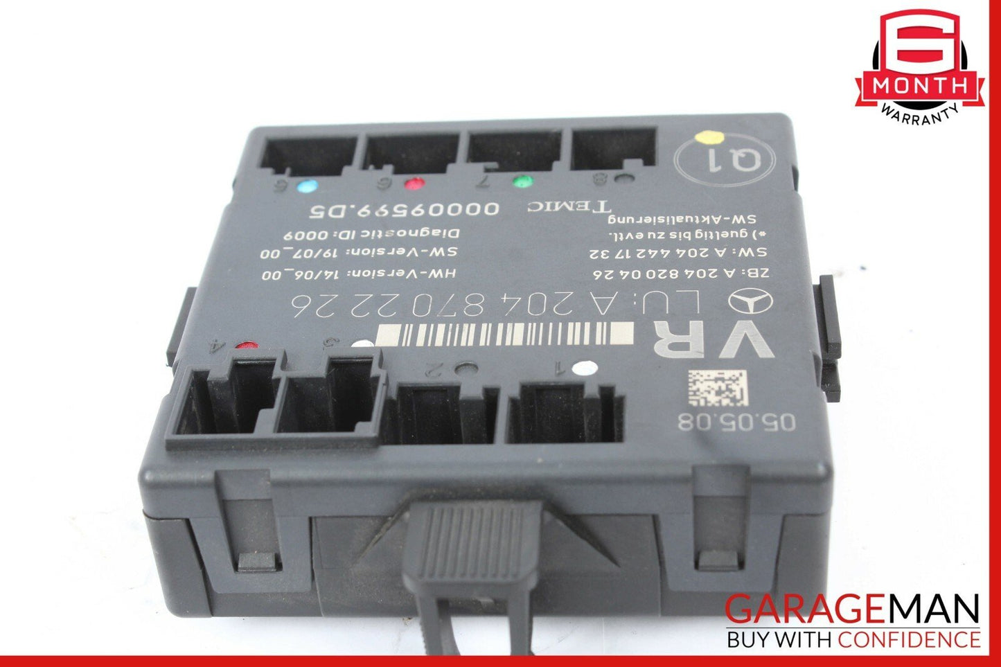 08-18 Mercedes W204 C300 C250 E400 Front Right Side Door Control Module OEM