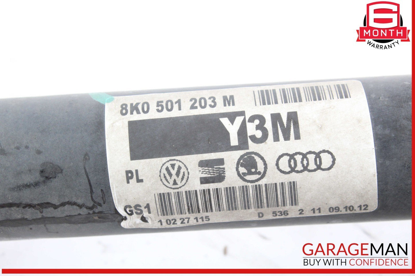 13-16 Audi A4 Rear Left or Rear Right Side CV Axle Shaft 8K0501203M OEM