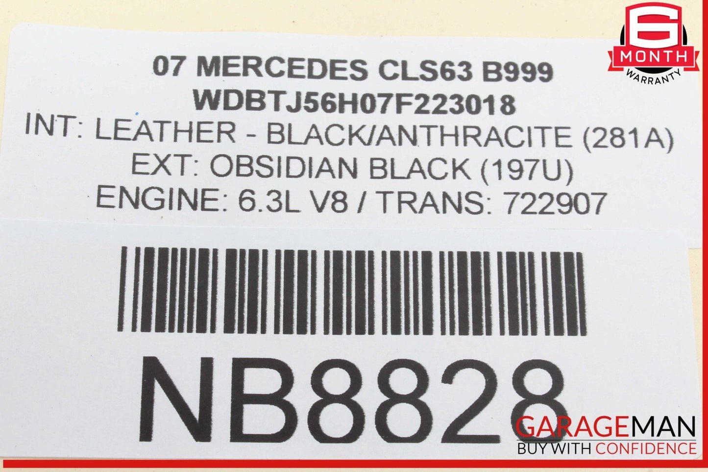 07-11 Mercedes W219 CLS63 AMG Fuel Pump Motor Control Module 0355400145 OEM