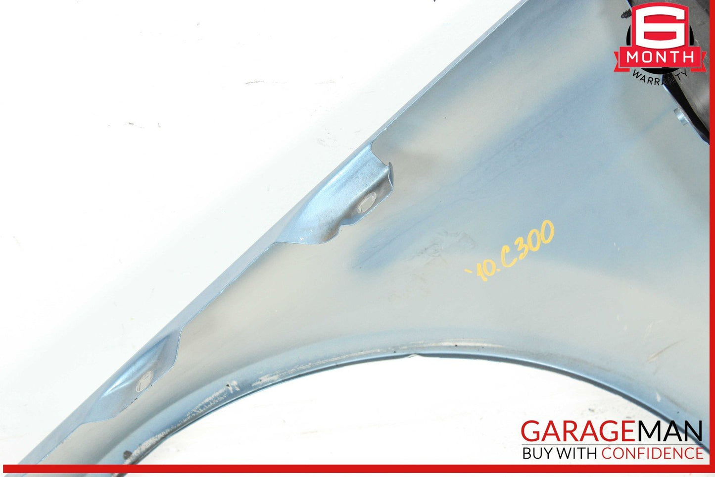 08-14 Mercedes W204 C250 C300 Front Right Passenger Side Wing Fender Panel Blue