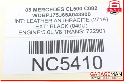 00-06 Mercedes W215 CL500 Side Rear View Mirror Adjust Switch Button