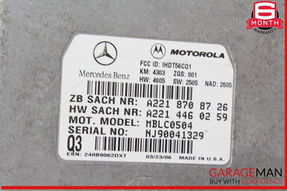 Mercedes W164 ML350 Voice Communication Control Module Unit 2218708726 OEM