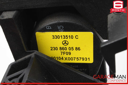 03-08 Mercedes R230 SL500 Rear Left Seat Belt Retractor Luggage w/ Speaker OEM