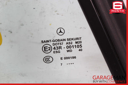 05-11 Mercedes R171 SLK350 SLK280 Rear Right Side Quarter Door Window Auto Glass