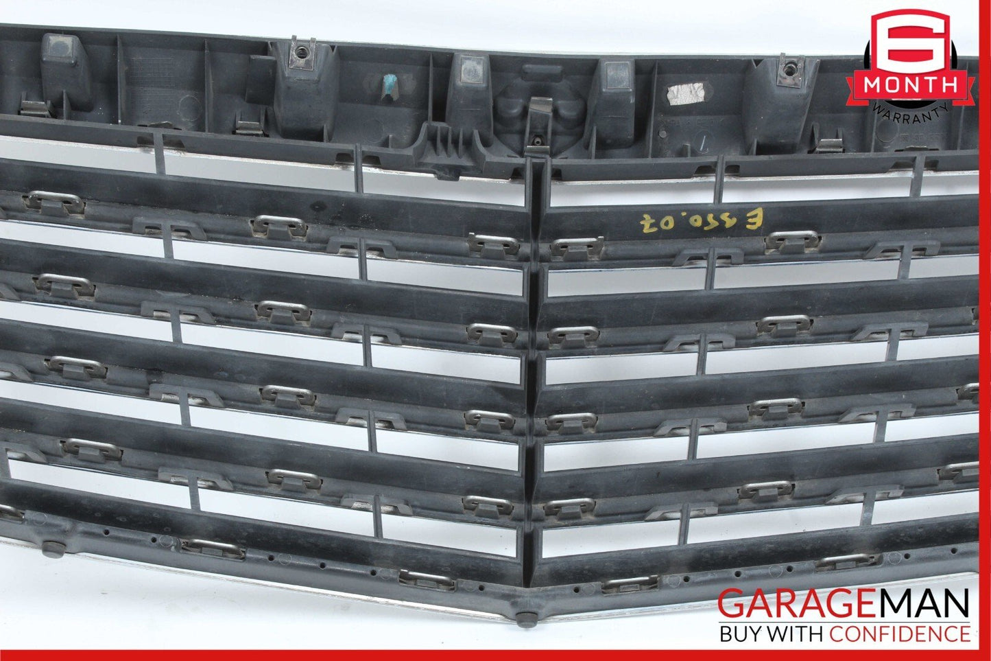 07-09 Mercedes W211 E350 E550 Front Center Bumper Grill Grille Trim Cover Panel