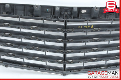 07-09 Mercedes W211 E350 E550 Front Center Bumper Grill Grille Trim Cover Panel