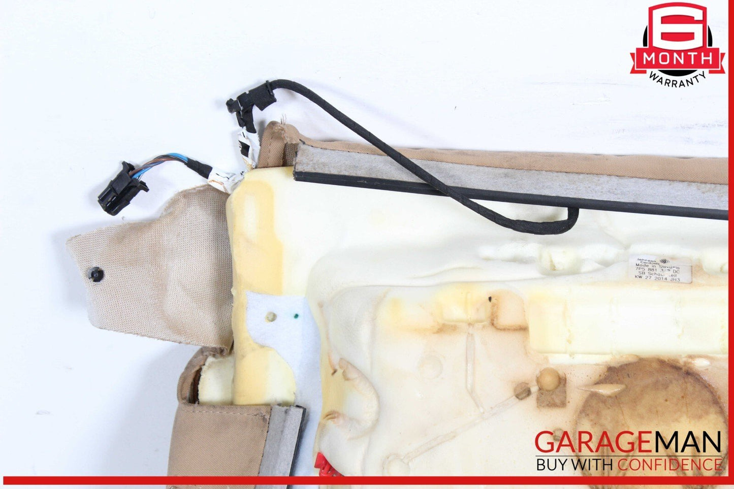 11-18 Porsche Cayenne 958 Front Right Lower Bottom Seat Cushion OEM