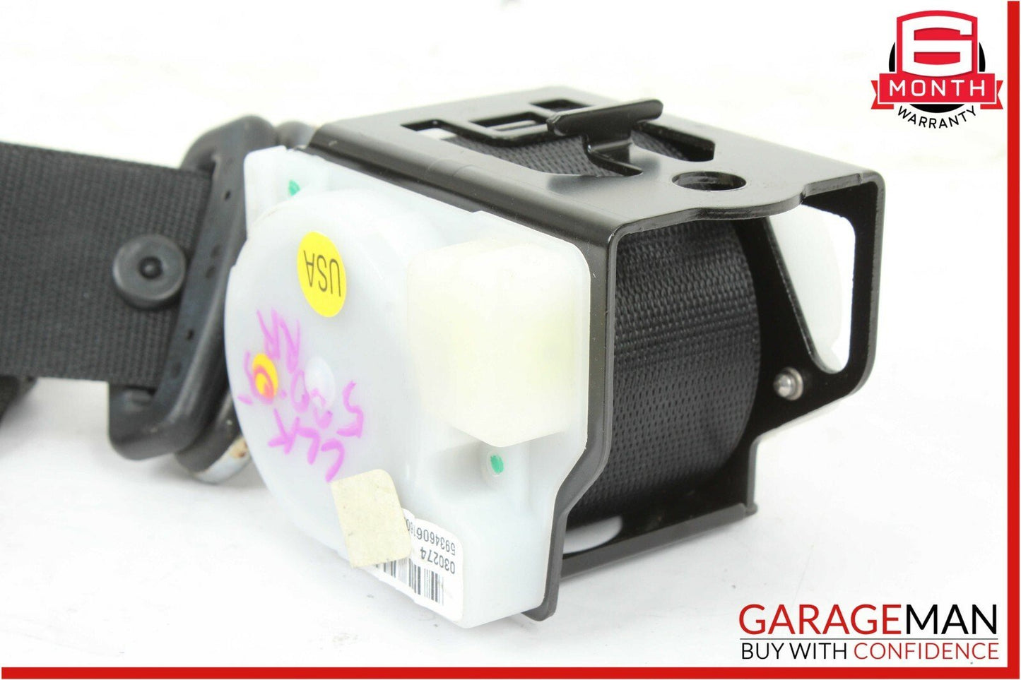 03-09 Mercedes W209 CLK500 Rear Right Side Seatbelt Seat Belt Retractor Black
