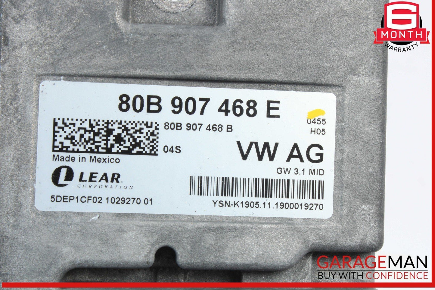 18-24 Audi S5 A5 Gateway Interface Control Module Unit 80C907468E OEM