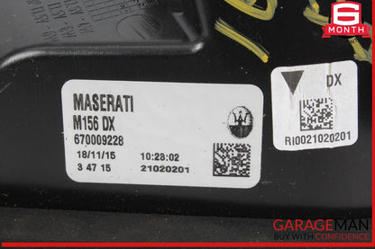 14-20 Maserati Quattroporte M156 Right Side Inner Tail Light Lamp OEM