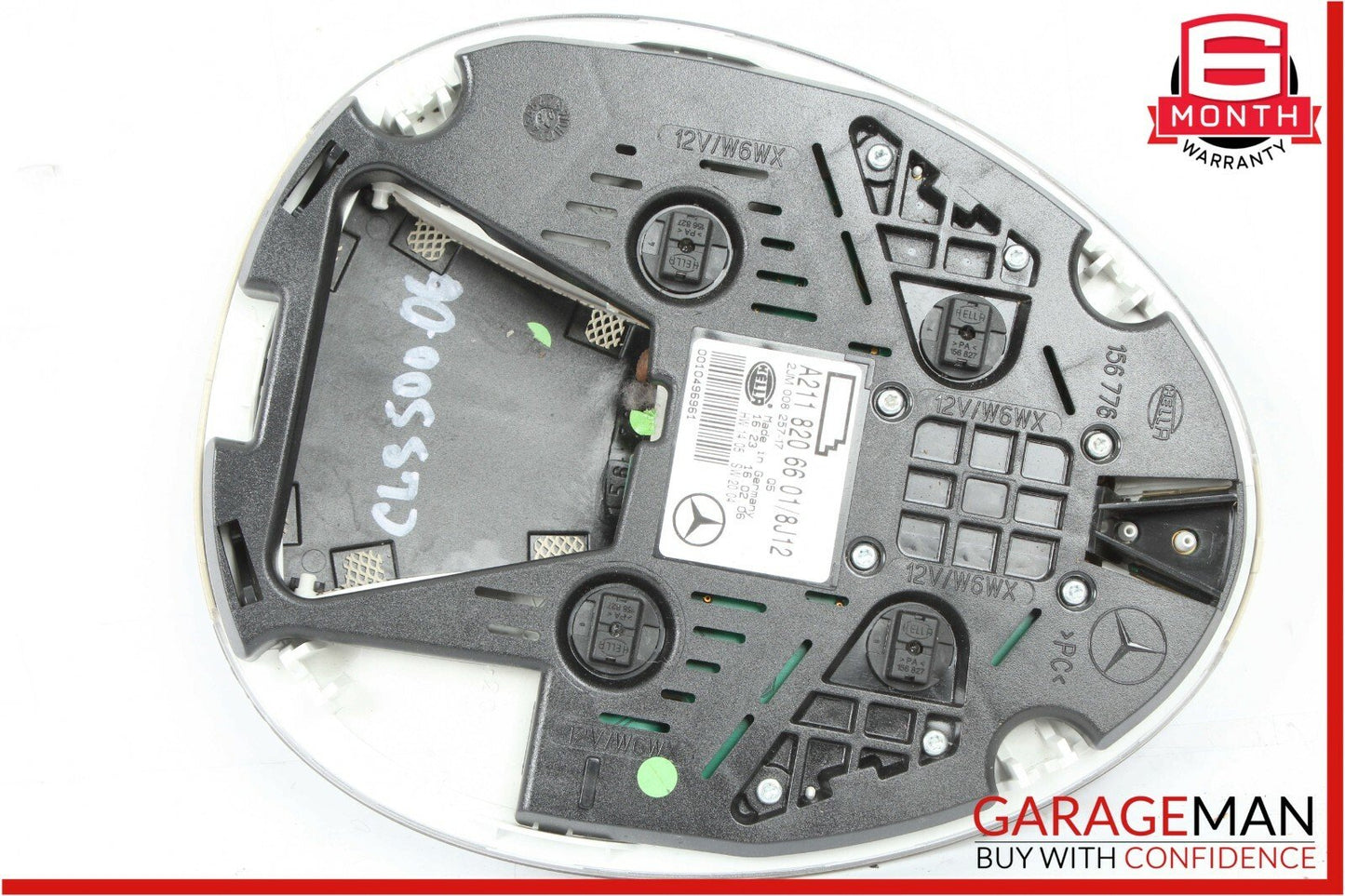 03-11 Mercedes W219 CLS500 E500 Rear Overhead Dome Light Reading Map Beige