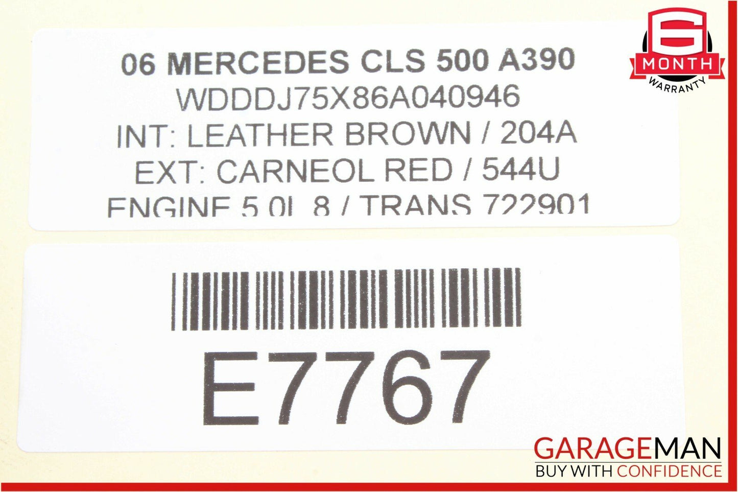 06-11 Mercedes W219 CLS350 CLS500 Front Right Side Exterior Door Handle Silver