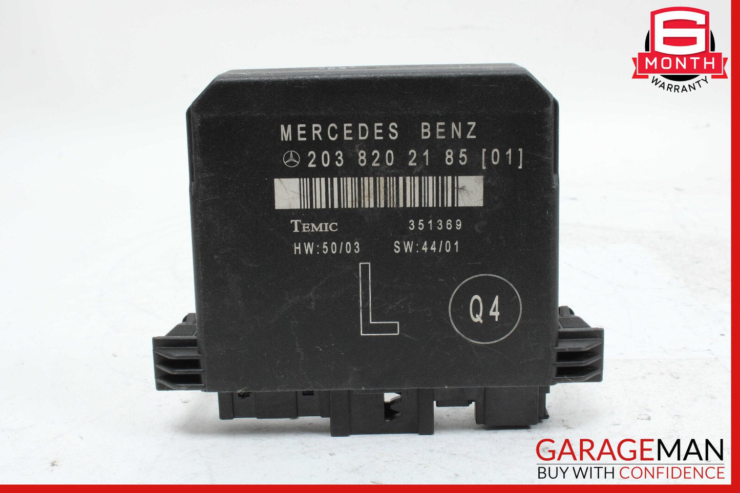 01-07 Mercedes W203 C230 Rear Left Door Control Module 2038202185 OEM