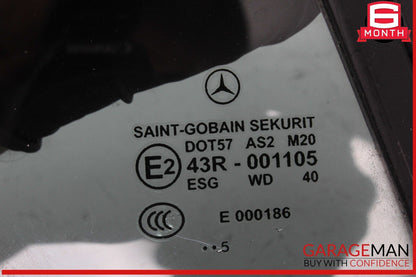 05-11 Mercedes R171 SLK55 SLK280 SLK350 Quarter Window Glass Rear Right Side OEM