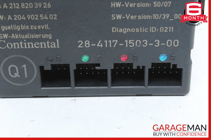 12-15 Mercedes W204 C250 C350 Front Left Driver Side Door Control Module Unit