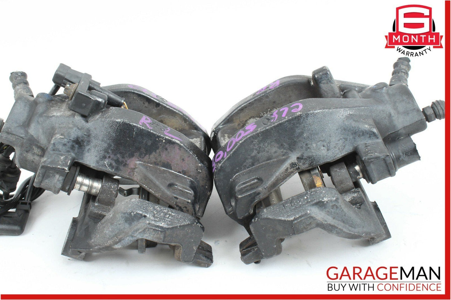 06-11 Mercedes W219 CLS500 E350 Rear Right & Left Brake Caliper Calipers Set