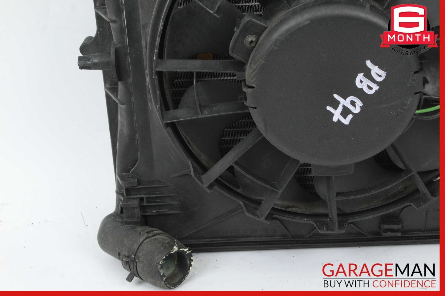 97-04 Porsche Boxster 986 Engine AC A/C Cooling Radiator Fan Motor Shroud Assy