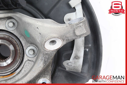 10-18 Mercedes W212 E350 Rear Right Side Spindle Knuckle Hub w/ Rotor Disc OEM