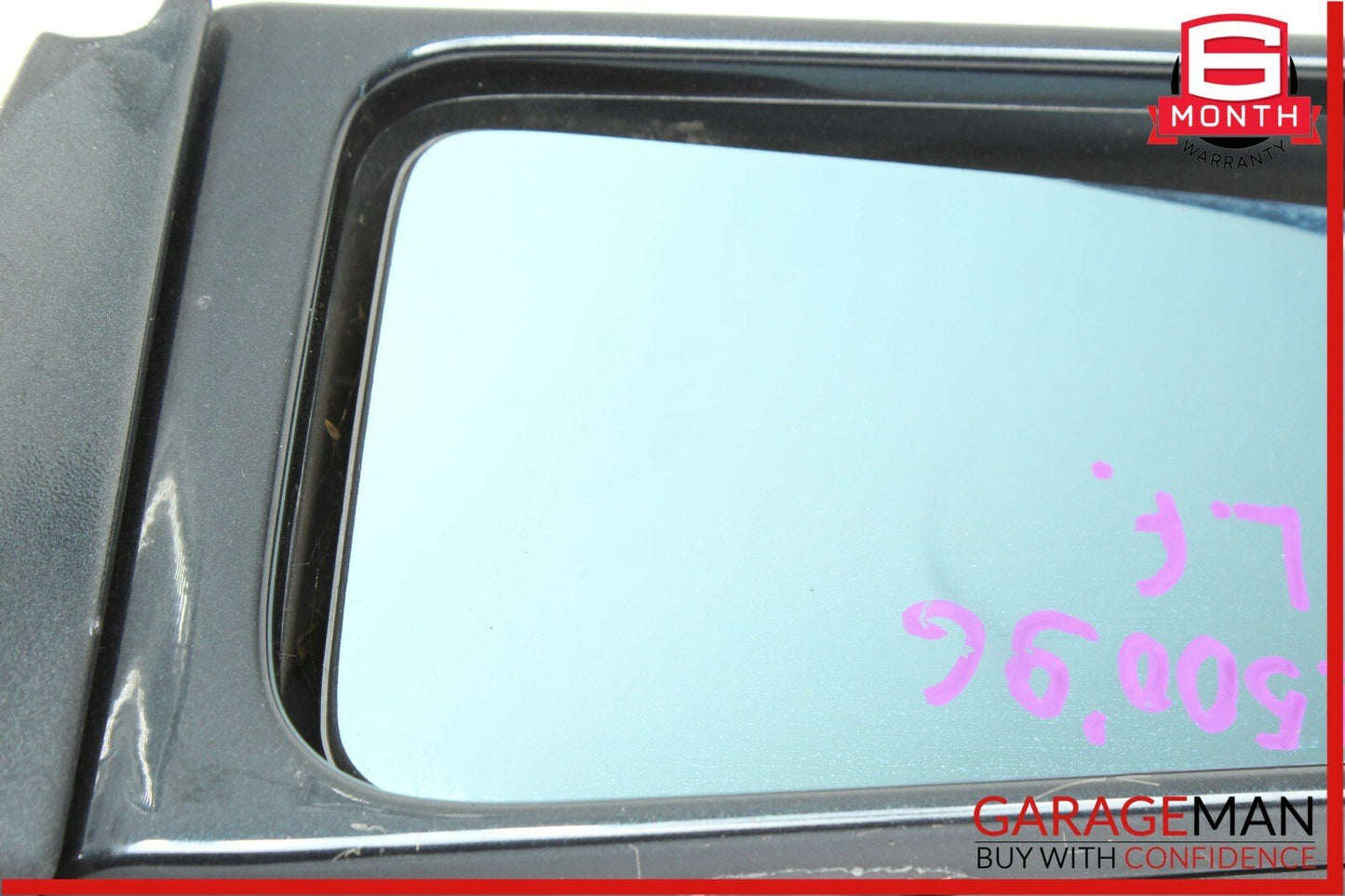 90-96 Mercedes R129 SL500 Front Left Side Mirror Rear View Door Green Black OEM