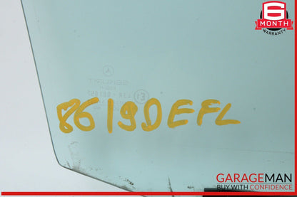84-93 Mercedes W201 190E 190D Front Left Driver Side Window Door Glass OEM