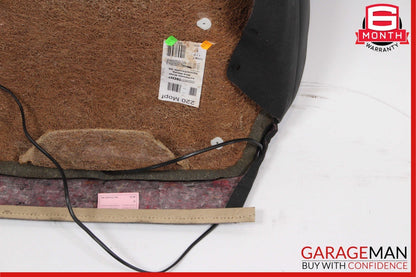 03-06 Mercedes W220 S500 Front Left Top Upper Seat Cushion Black OEM