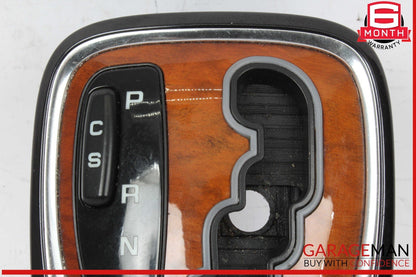 00-06 Mercedes W220 S500 S430 S55 AMG Gear Shifter Bezel Trim Indicator Wood OEM