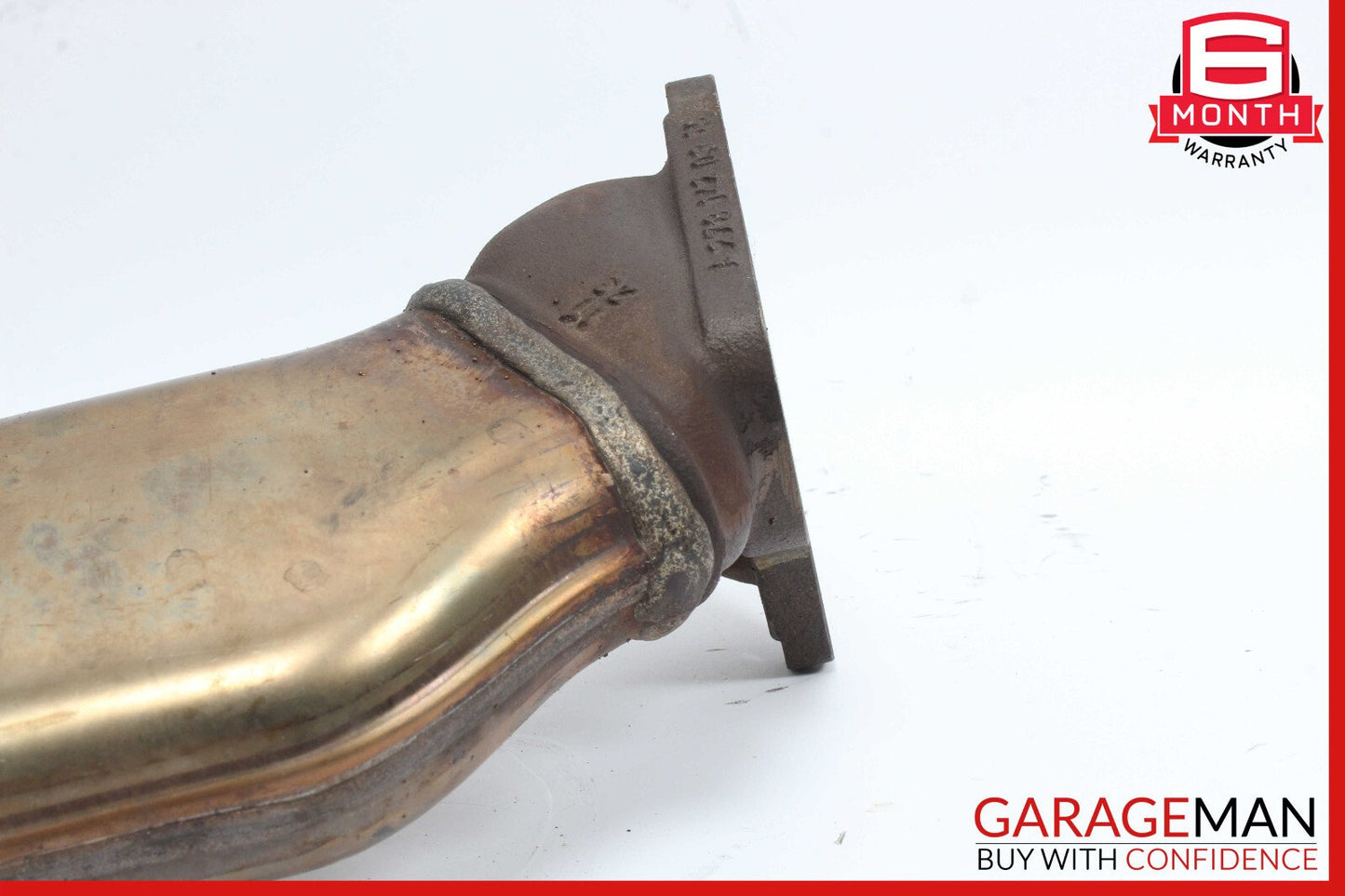 12-18 Mercedes W218 CLS550 4.6L Left Exhaust Pipe Adapter 2781400908 OEM