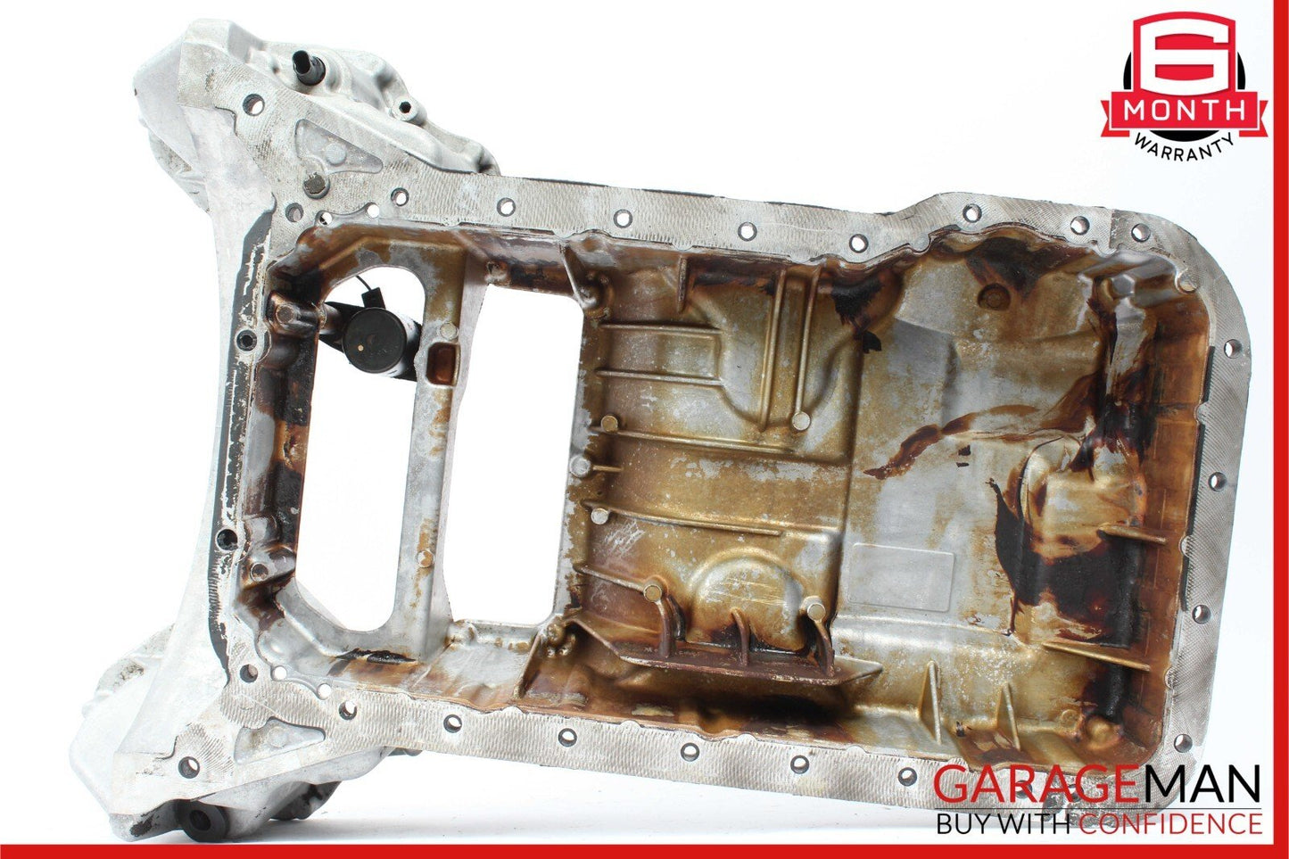 05-13 Mercedes W212 E350 C350 Engine Upper Oil Sump Baffle Pan Assembly OEM