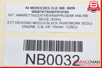06-11 Mercedes W164 ML350 ML550 ML63 AMG Front Lower Radiator Support Bracket