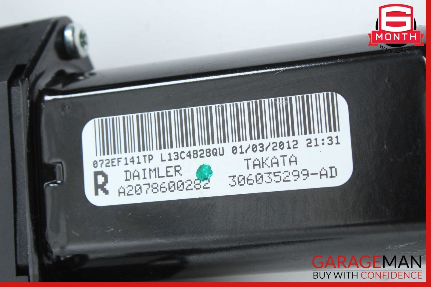 10-17 Mercedes W207 E550 Coupe Front Right Side Seatbelt Feeder Retractor OEM