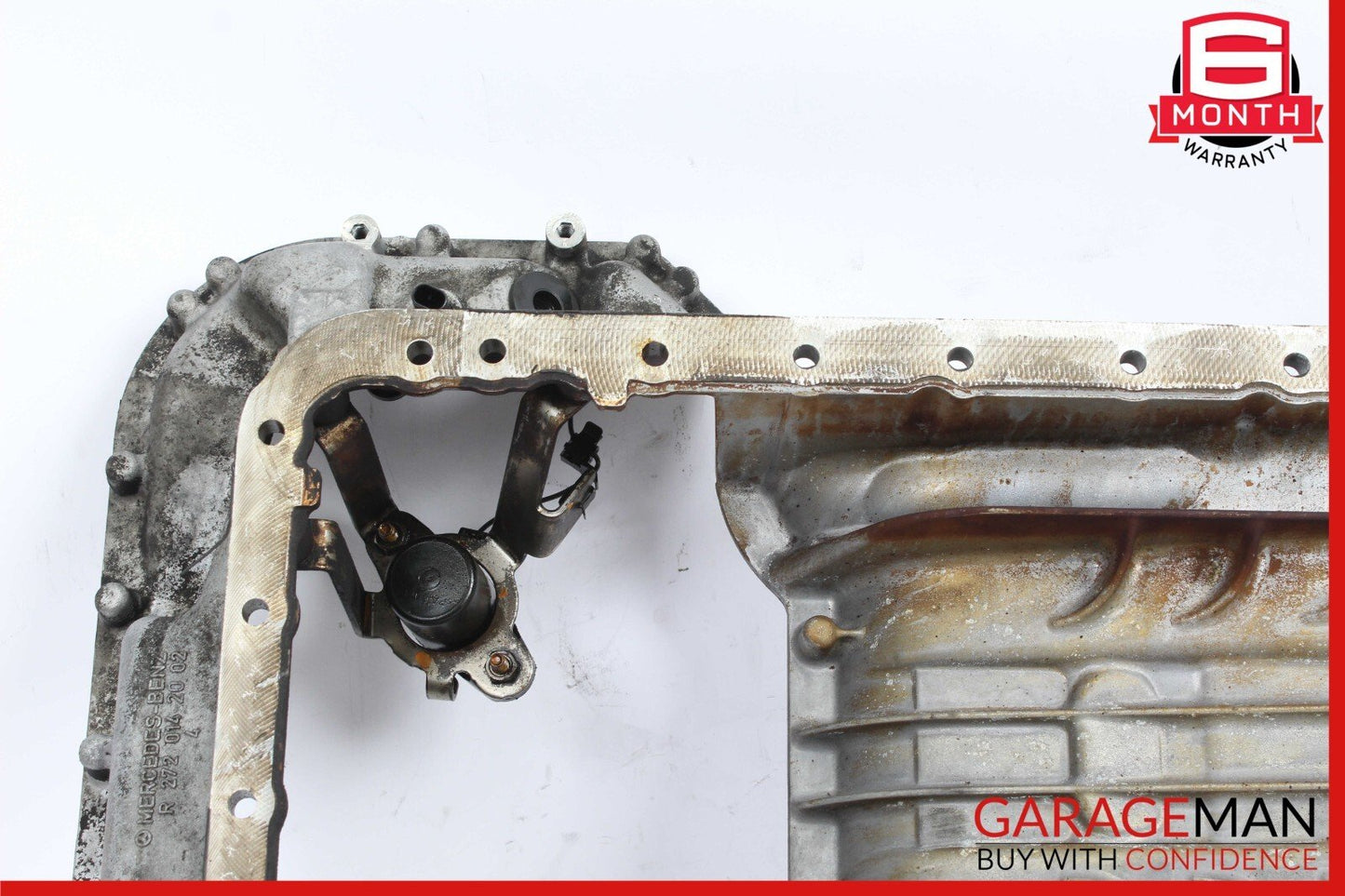 06-13 Mercedes ML350 R350 SLK300 V6 Engine Upper Oil Sump Baffle Pan 2720142002