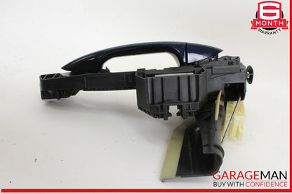 10-13 Mercedes W212 E350 Front Left Driver Side Exterior Door Handle Blue OEM