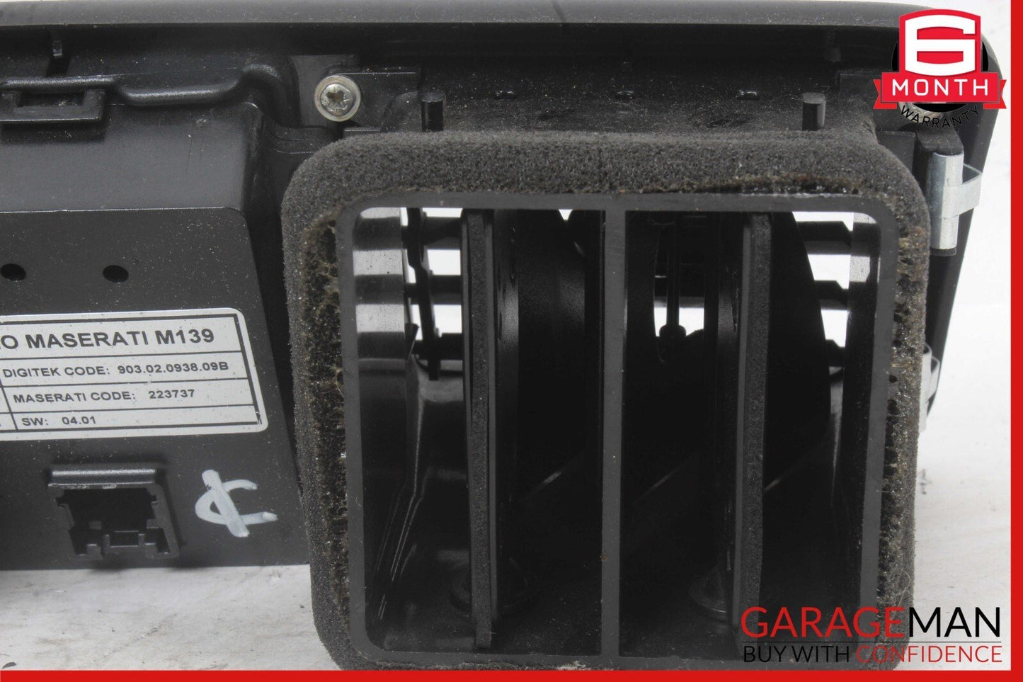 03-08 Maserati Quattroporte M139 Front Center Console AC A/C Air Vent OEM