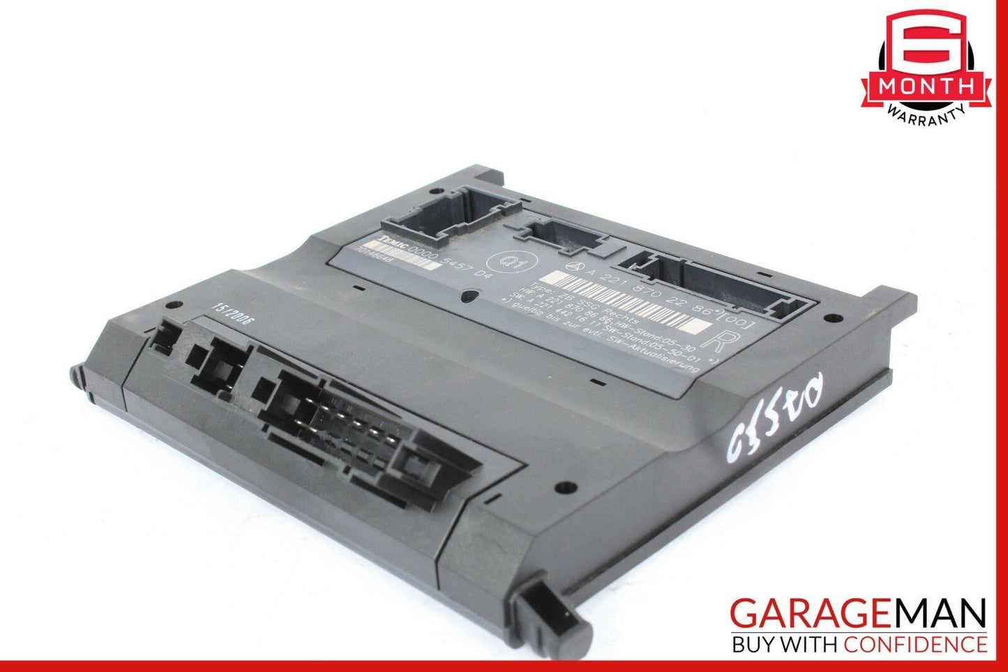 07-13 Mercedes W221 S550 Front Right Passenger Side Under Seat Control Module