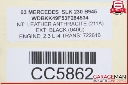 05-11 Mercedes R171 SLK280 SLK300 SLK350 Front Hood Bonnet Panel Assembly OEM