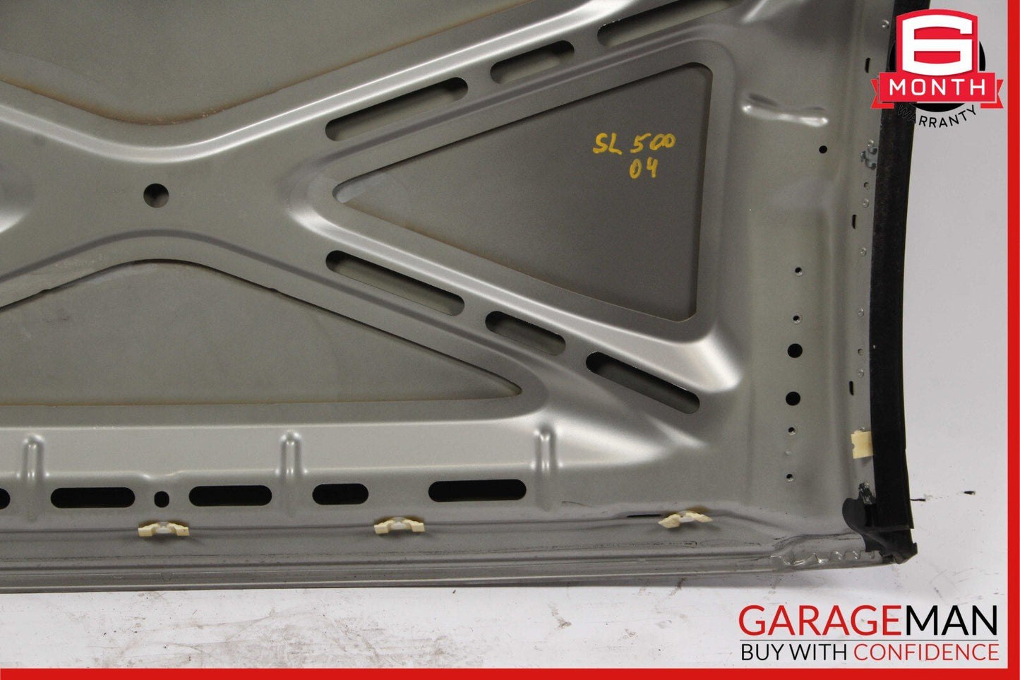 03-08 Mercedes R230 SL500 SL55 Convertible Roof Hard Top Folding Panel Silver