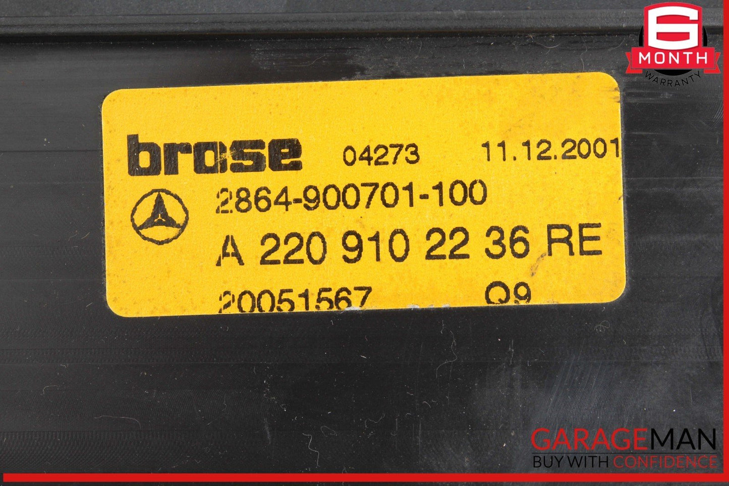 03-06 Mercedes W220 S600 S430 Front Right Side Seat Control Module Unit OEM