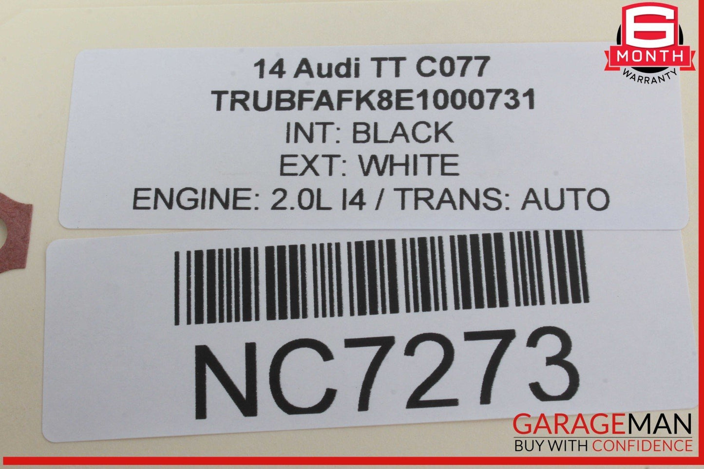 08-15 Audi TT TTS Coolant Expansion Tank Reservoir 1K0121407A OEM