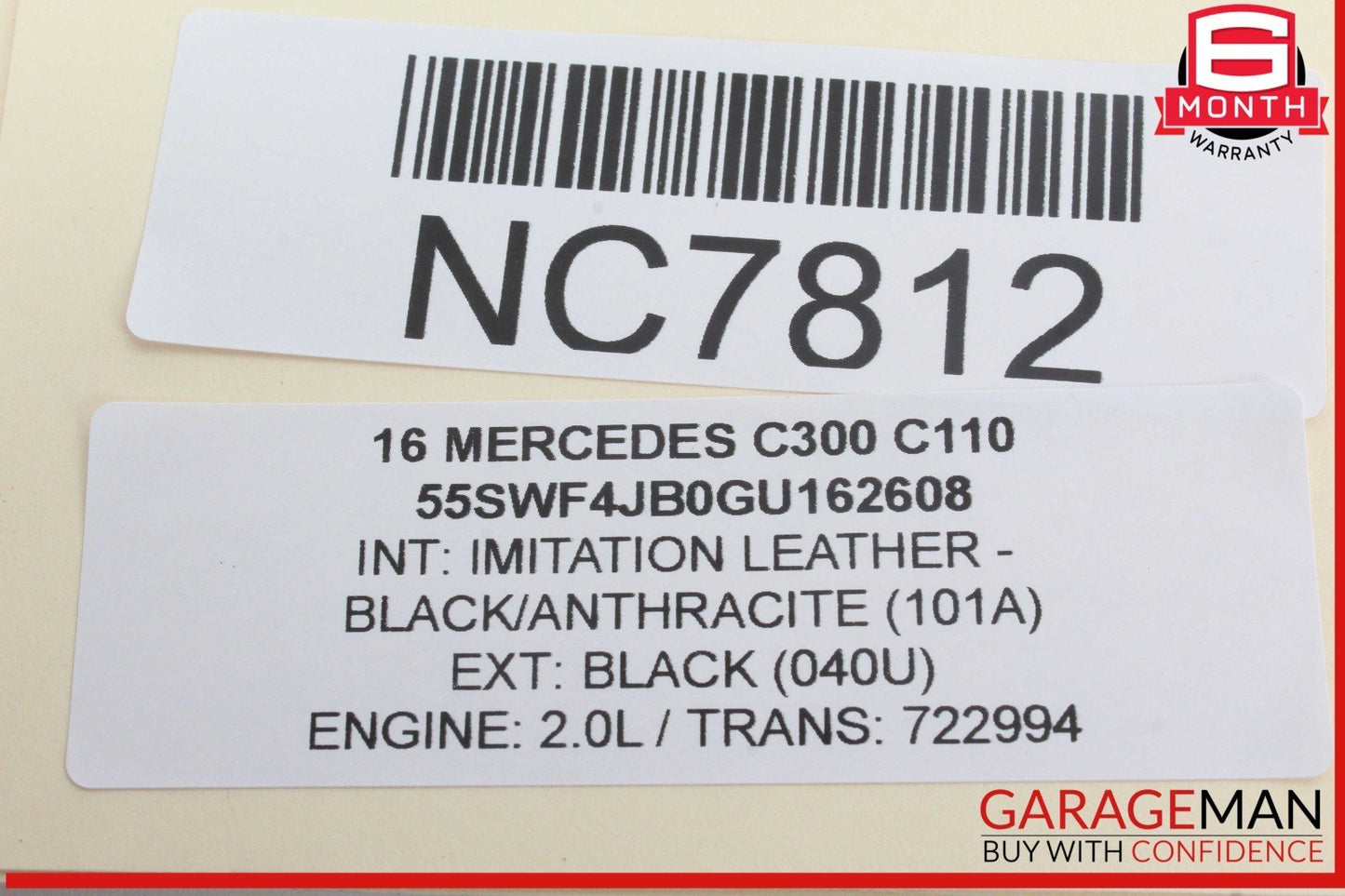 16-19 Mercedes W205 C300 C350e Rear Right Passenger Side Door Control Module OEM