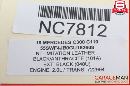 16-19 Mercedes W205 C300 C350e Rear Right Passenger Side Door Control Module OEM
