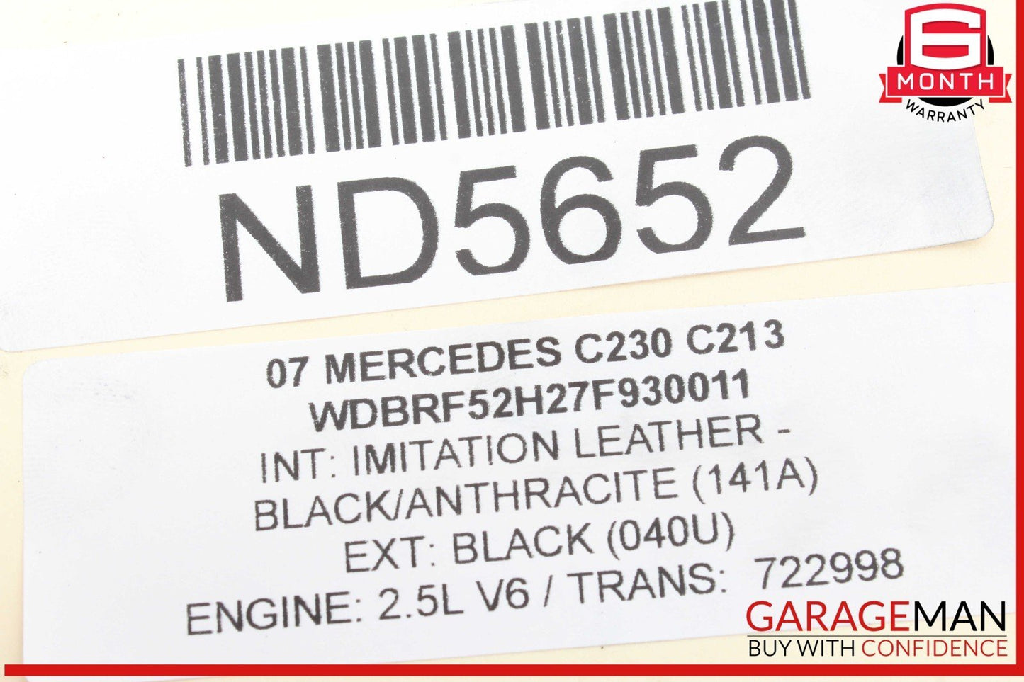 05-14 Mercedes W203 C230 GL450 Engine PCV Crankcase Vent Valve Oil Separator