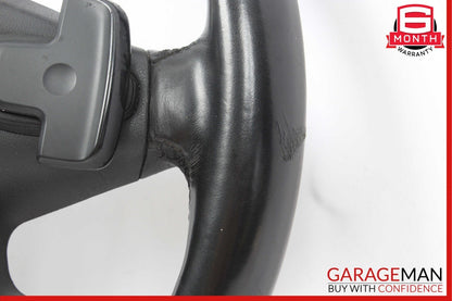 10-13 Mercedes W212 E350 E500 Drivers Steering Wheel w/ Leather Trim Black OEM