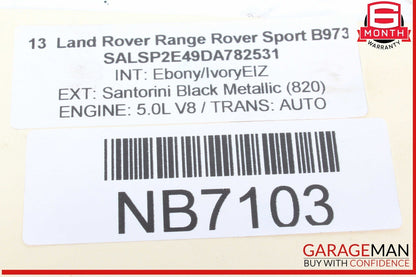 10-13 Land Rover Range Rover Sport Auxiliary Water Pump AH328K232AC OEM