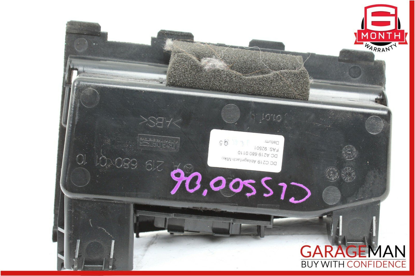 06-11 Mercedes W219 CLS500 Center Console Armrest Compartment Storage Tray OEM