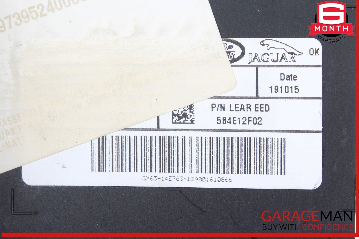 16-20 Jaguar XF Front Right Passenger Side Power Seat Memory Control Module Unit