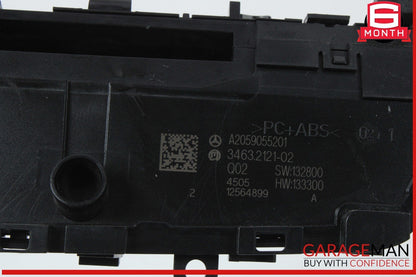 15-19 Mercedes W205 C300 C400 Media Center Dashboard Hazard Control Switch OEM