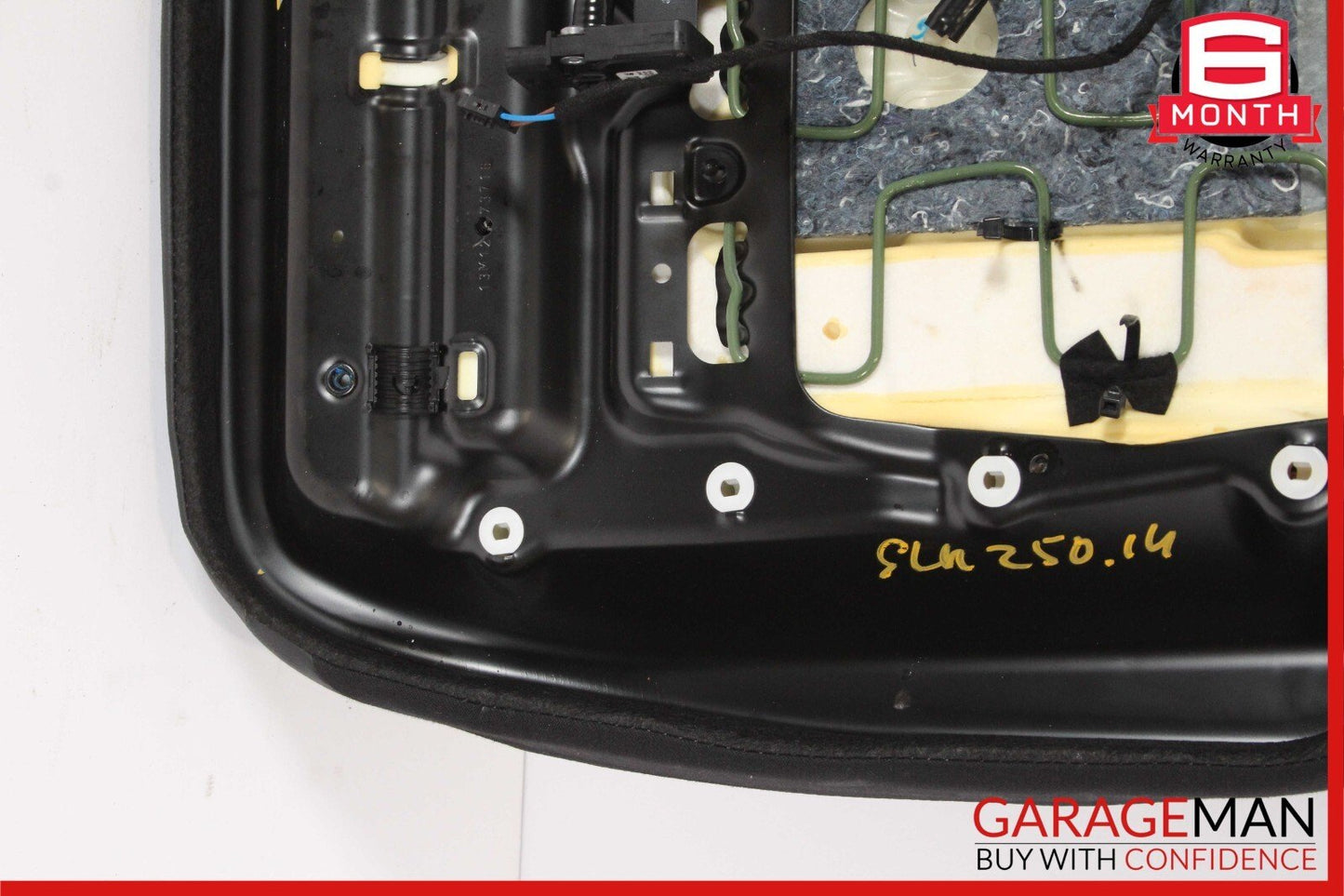12-16 Mercedes R172 SLK250 Front Right Lower Bottom Seat Cushion Anthracite
