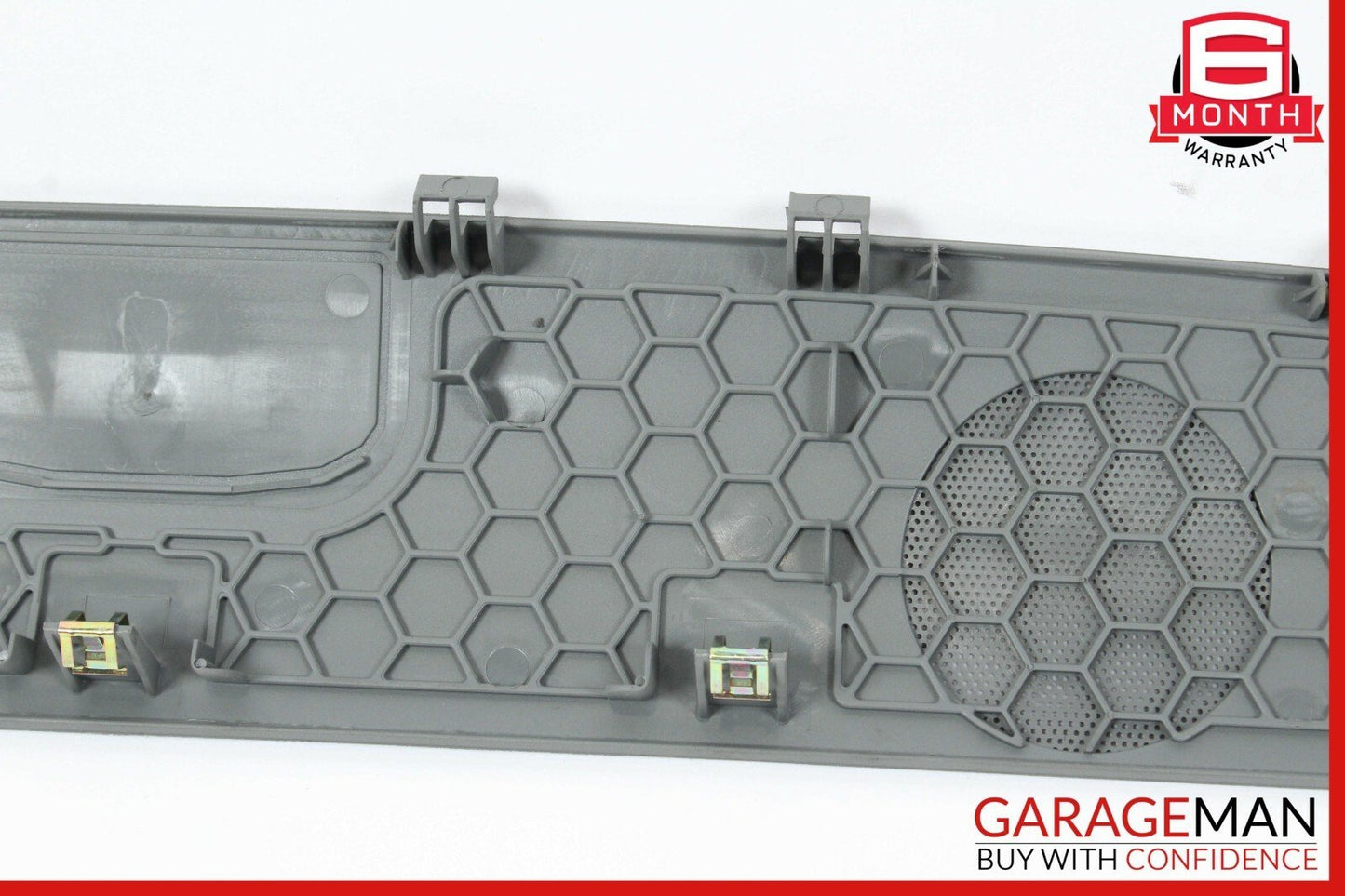 03-12 Mercedes R230 SL500 SL550 Rear Deck Speaker Cover Trim Panel Grey OEM