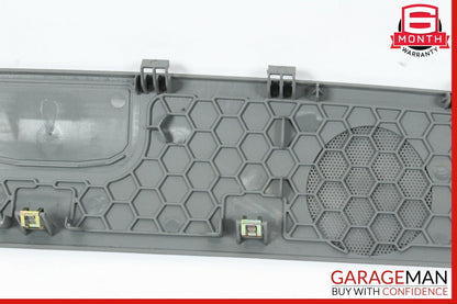 03-12 Mercedes R230 SL500 SL550 Rear Deck Speaker Cover Trim Panel Grey OEM